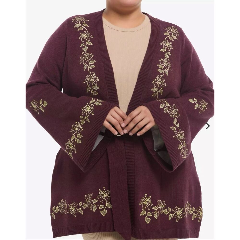 Her Universe Disney Tangled Mother Gothel Belt Cardigan Plus Size 1